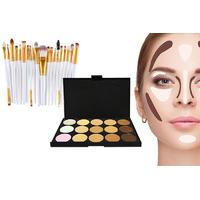 £5 instead of £61.99 (from Forever Cosmetics) for a 35-piece contour makeup palette and brush set - save 92%