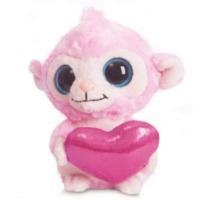 5 pink yoohoo friends luvee monkey soft toy