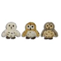 5 spotted baby owl soft toy