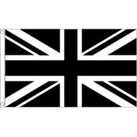 5 x 3\' Union Jack Black Flag
