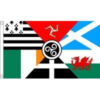 5 x 3 celtic nations flag