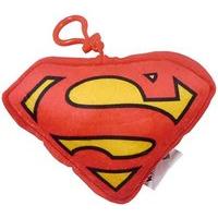 5 inch superman logo bag clip keyring red dc comics