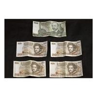 5 X Austrian Schilling Bank Notes