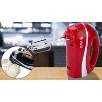 5-Speed 300W Hand-Held Mixer with Attachments - 2 Colours