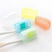 5 Pcs Travel Toothbrush Container/Protector Antibacterial for Toiletries Travel Hiking Camping Brush Cap Case