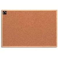 5 Star Noticeboard 600x400mm Brown Cork/Pine