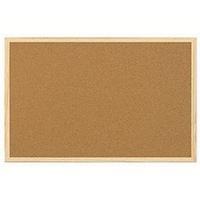 5 Star Noticeboard 900x600mm Brown Cork/Pine