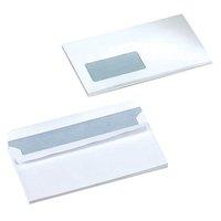 5 Star (DL) Self Seal Window Envelopes 80gsm Wallet (White) Pack of 1000 Envelopes