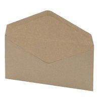 5 Star Envelopes Lightweight Wallet Gummed Window 75gsm Manilla DL [Pack 1000]