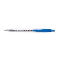5 Star Ballpoint Pen Retractable Medium 1.0mm Tip 0.4mm Line (Blue) - (Pack of 10 Pens)