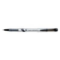 5 Star Rollerball Pen Liquid Fine 0.7mm Tip 0.5mm Line (Black) - (Pack of 12 Pens)