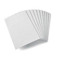 5 star eco recycled memo pad 60gsm a4 pack 10