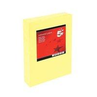 5 Star Office Coloured Copier Paper Multifunctional Ream-Wrapped 80gsm A4 Medium Yellow [500 Sheets]