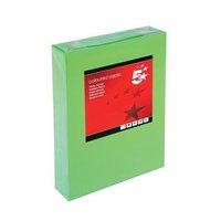 5 Star Office Coloured Copier Paper Multifunctional Ream-Wrapped 80gsm A4 Deep Green [500 Sheets]