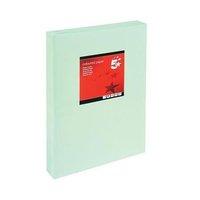 5 Star Office Coloured Copier Paper Multifunctional Ream-Wrapped 80gsm A3 Light Green [500 Sheets]