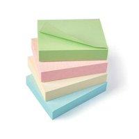 5 Star Eco Recycled Notes 38x51mm Pastel [Pack 12]