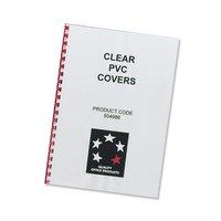 5 Star (A4) Comb Binding Covers PVC 200 micron (Clear) Pack of 100
