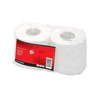5 Star Toilet Tissue Twin Pack of 320 Sheets Per Roll (White) Pack of 36