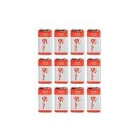 5 Star (9V/6LR61) Alkaline Office Batteries (Red/White) Pack of 12