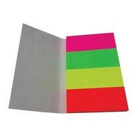 5 Star Office Index Flags Neon 20x50mm 50 Sheets per Colour Assorted [Pack 5]
