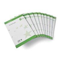 5 star eco a4 refill pad punched 4 holes 70gsm pack 10