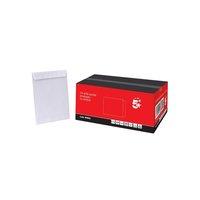 5 Star (C4) Peel and Seal Pocket Envelopes 100gsm (White) Pack of 250