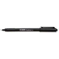 5 Star Value Fineliner 0.4mm Nib Black [Pack of 10]