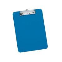 5 Star (A4) Solid Durable Plastic Clipboard with Rounded Corners (Blue)