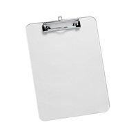 5 Star (A4) Solid Durable Plastic Clipboard with Rounded Corners (Clear)