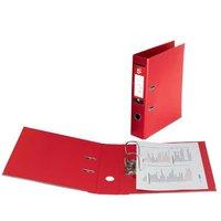 5 Star Lever Arch File PVC Spine 70mm Foolscap Red [Pack 10]