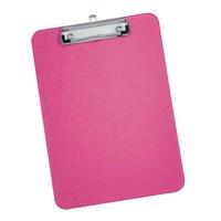 5 Star (A4) Solid Durable Plastic Clipboard with Rounded Corners (Pink)