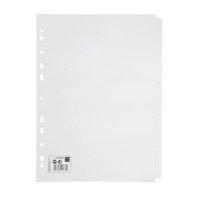 5 Star Subject Dividers Multipunched Manilla Card 5-Part A4 White