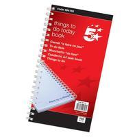 5 Star (280 x 140mm) Things To Do Today Book Wirebound 6 Months 115 Pages