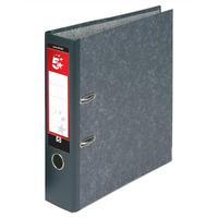 5 Star Lever Arch File 70mm A4 Cloudy Grey [Pack 10]