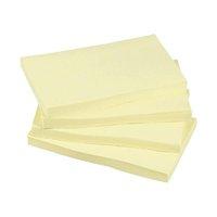 5 Star Re-Move Notes Repositionable Pad of 100 Sheets 76x127mm Yellow [Pack of 12]