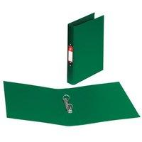 5 star ring binder pvc 2 o ring size 25mm a4 green pack 10