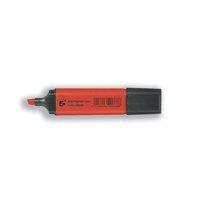5 Star Highlighters Chisel Tip 1-4mm Line Red [Pack 12]