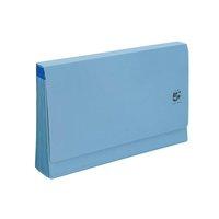 5 Star De Luxe Expanding File with Flap 16 Pockets A-Z 12 Months 1-31 Foolscap (Blue)