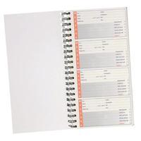 5 Star (279 x 152mm) Telephone Message Book Wirebound Carbonless 320 Notes 80 Pages