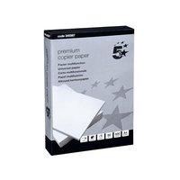 5 star copier paper smooth ream wrapped 80gsm a4 high white 5 x 500 sh ...