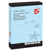 5 Star Coloured Copier Paper Multifunctional Ream-Wrapped 80gsm A4 Blue [500 Sheets]