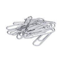 5 star 33mm paperclips metal large plain 10 packs 100