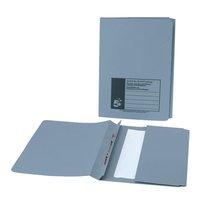 5 Star (Foolscap) Flat File With Pocket Recycled Manilla 285gsm (Blue) Pack of 25