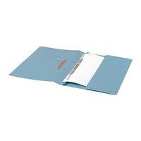5 star foolscap transfer spring file with pocket 285gsm blue pack of 2 ...