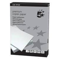 5 Star Elite Copier Paper Smooth Ream-Wrapped 90gsm A4 High White [500 Sheets]