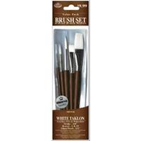 5 Brush Set Value Pack - White Taklon 245604