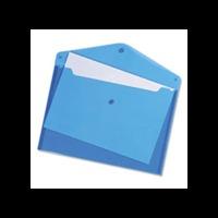 5 star premier a4 translucent blue polypropylene envelope wallet 5 pac ...