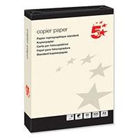 5 Star A4 80gsm Cream Coloured Office Copier Paper (500 Sheets)