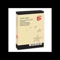 5 Star A4 80gsm Yellow Coloured Office Copier Paper (500 Sheets)