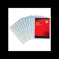 5 Star Office A4 Clear Top Opening Punched Pockets (100 Pack)